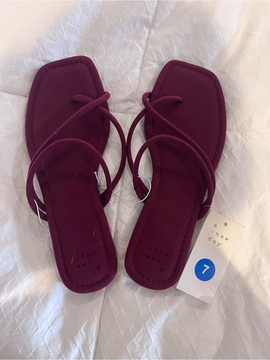 a new day Shoes - a new day Burgundy Strappy Square-Toe Women’s Sandals